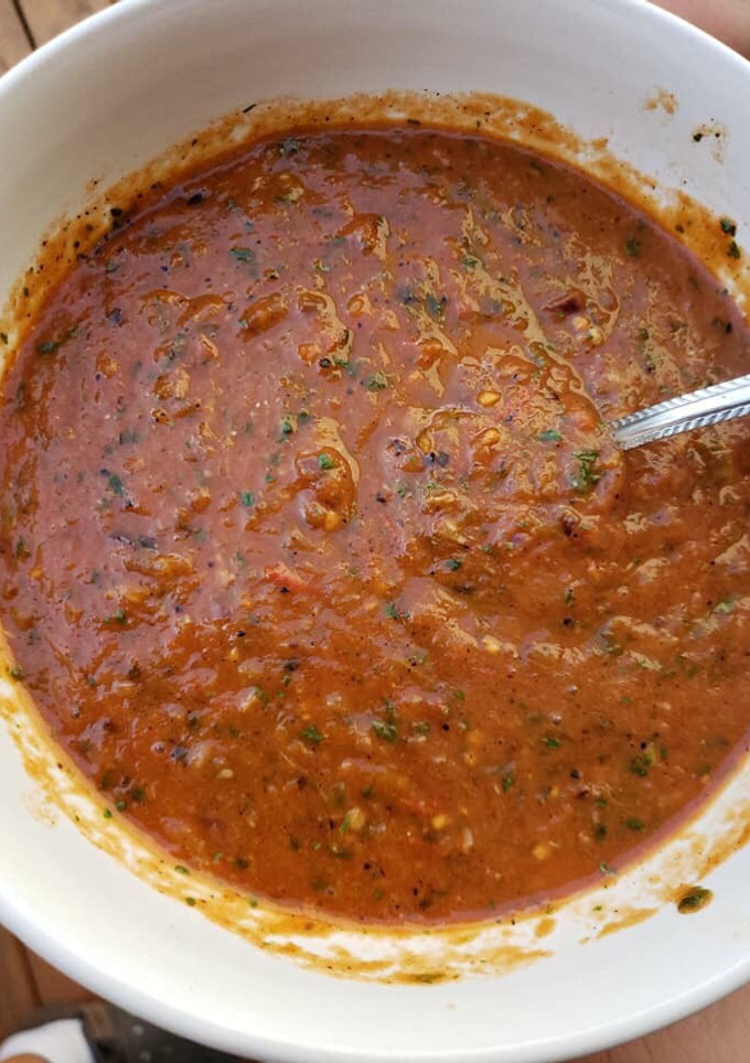 Una foto de Salsa Xnipec (salsa picada)
