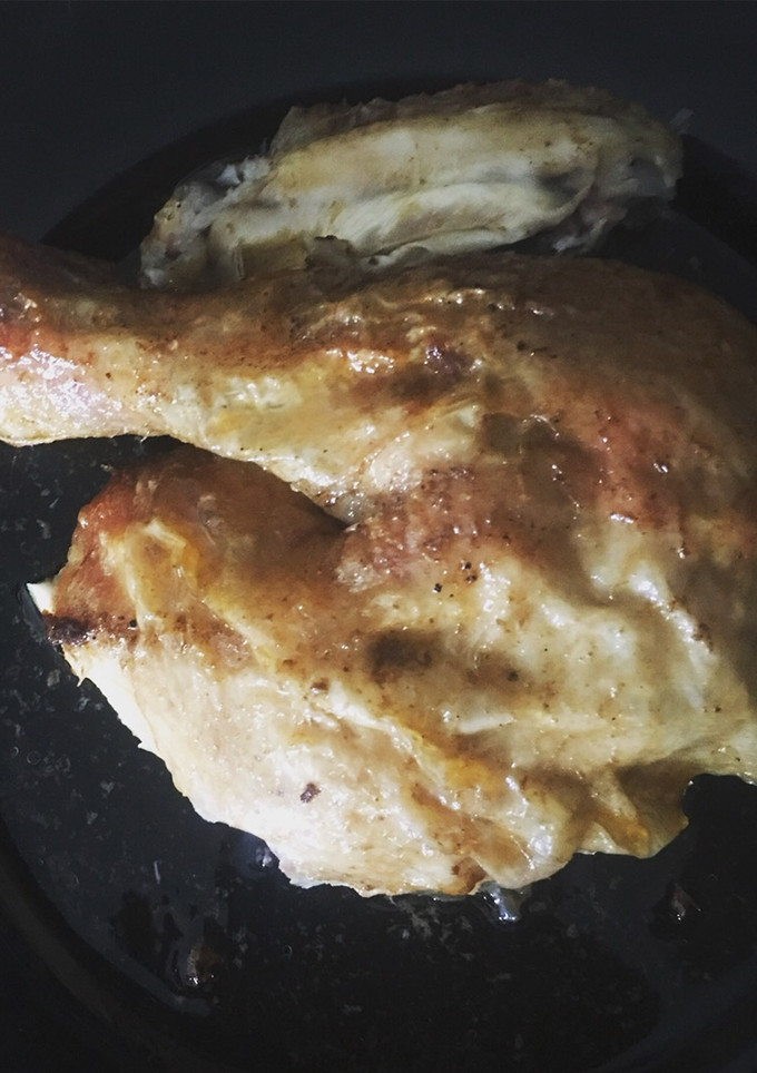 Una foto de Pollo asado