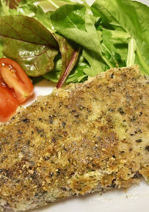 A picture of Baked Venison with Breadcrumbs.