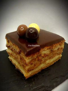Una foto de Tarta de galleta y chocolate blanco
