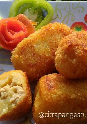 Foto resep Kroket kentang isi ayam