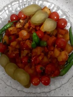 عکسی از دستور خوراک سبزیجات