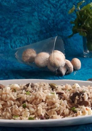 A picture of Mushroom Rice.