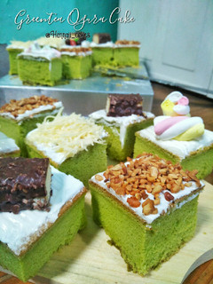 Foto resep Green Tea Ogura Cake