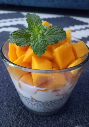 Foto resep Chia pudding mango