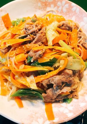 Hình của món Hủ tiếu trộn.