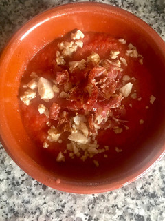 Una foto de Salmorejo de tomate y zanahoria en Thermomix