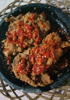 Foto resep Ayam geprek ibu