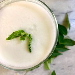 A picture of Namkeen Lassi (Salted Lassi).