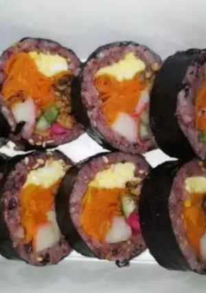 Foto resep Kimbap Nasi merah