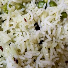 Matar pulao A picture of Matar pulao.
