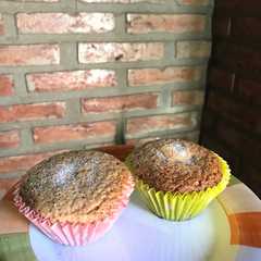 Foto principal de Muffins de vainilla rellenos con dulce de leche
