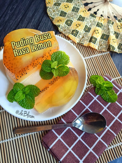 Foto resep 993. Puding Busa Rasa Lemon