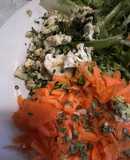 ENSALADA DE BROCOLI y COLIFLOR