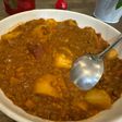 Potaje de lentejas canario