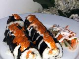 Sushi roll chicken katsu