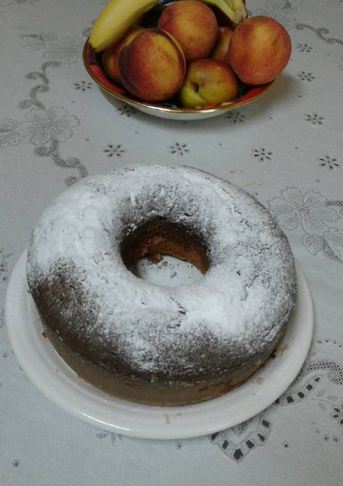 Una foto de Torta marmolada de chocolate y coco