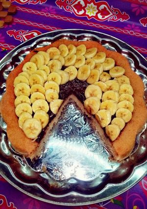 صورة لوصفة احلي تارت كنافه بالموز والنوتيلا 🍫🍌❤️😋