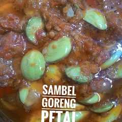 A picture of Sambel goreng pete.