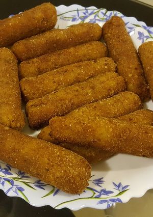 A picture of Potato and Ground Beef Croquettes.