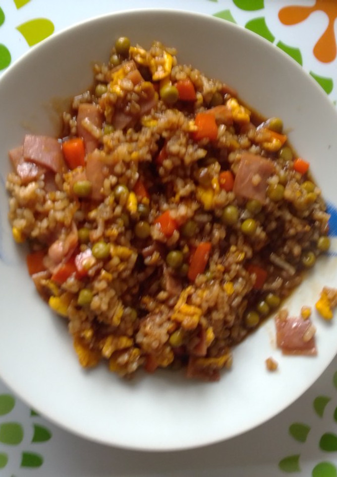 Una foto de Arroz tres delicias "a mi bola"
