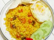 Gambar nasi goreng kunyit bubuk