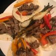 Tacos de arrachera con guacamole
