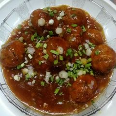 A picture of Veg manchurian.