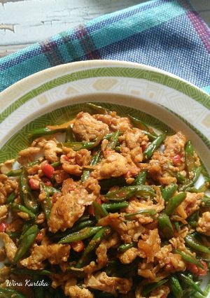 Foto resep Buncis Orak-Arik Telur