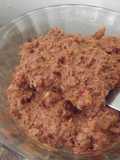Paté de higaditos de pollo, chiles y pera