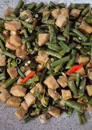 Foto resep Kacang Panjang Tempe Gembus/Menjes