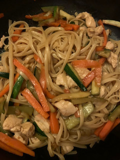 Una foto de Fideos orientales