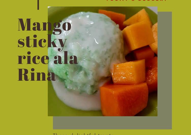 Bagaimana Membuat Mango Sticky Rice ala-ala, Lezat