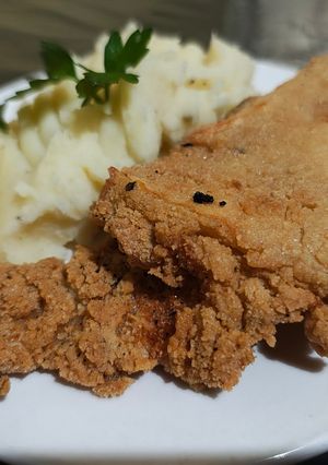 Una foto de Milanesa de Mondongo