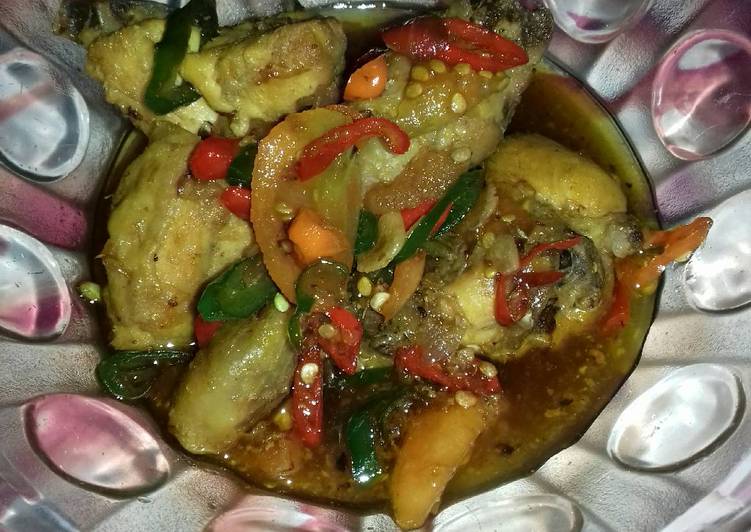 Ayam pedas asam manis๐โบ