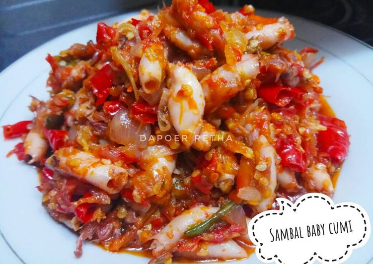Resep Sambal baby cumi yang Sempurna