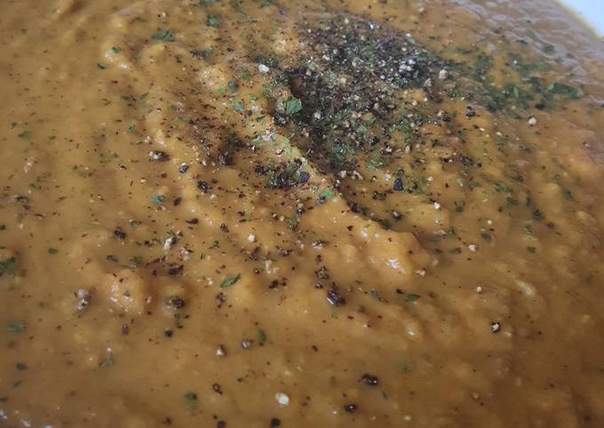 Sweet Potato and Lentil Soup