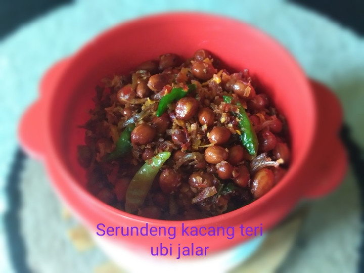 Resep Serundeng kacang teri ubi jalar, Lezat Sekali