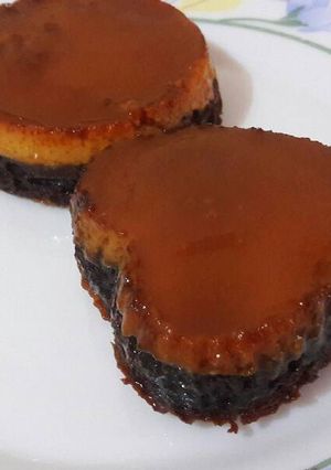 Una foto de Mini chocoflanes
