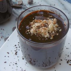 A picture of Chocolate mousse after dinner dessert.