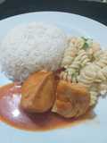 Pollo con coca-cola y salsa de tomate