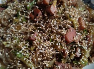Una foto de Fideos de arroz, vermicelli