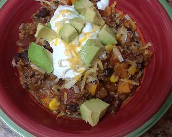 Fresh, Prepare Recipe Quinoa Chili Restaurant Style