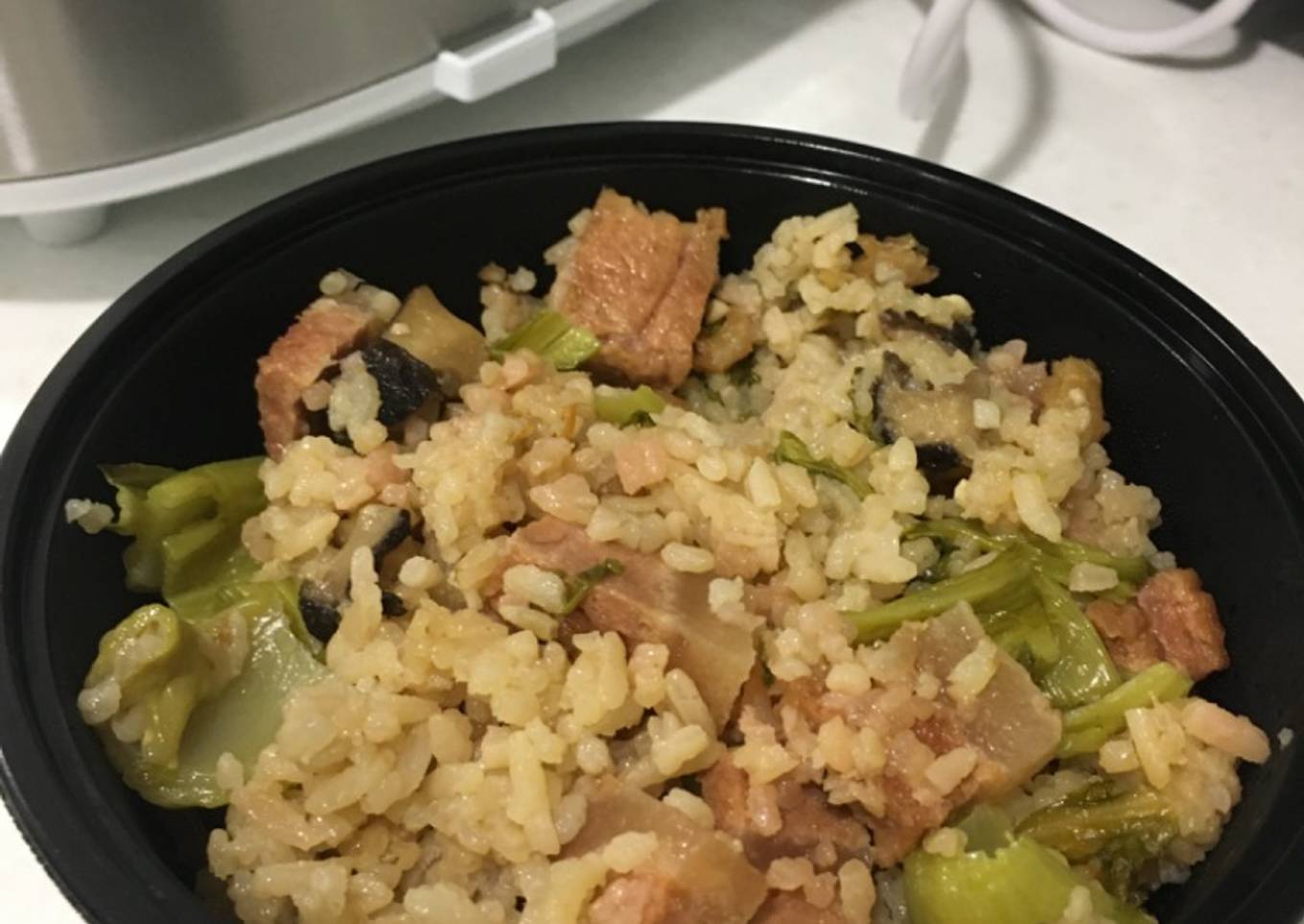 Gai Choy Fan (Asian Mustard Green Rice) - LS