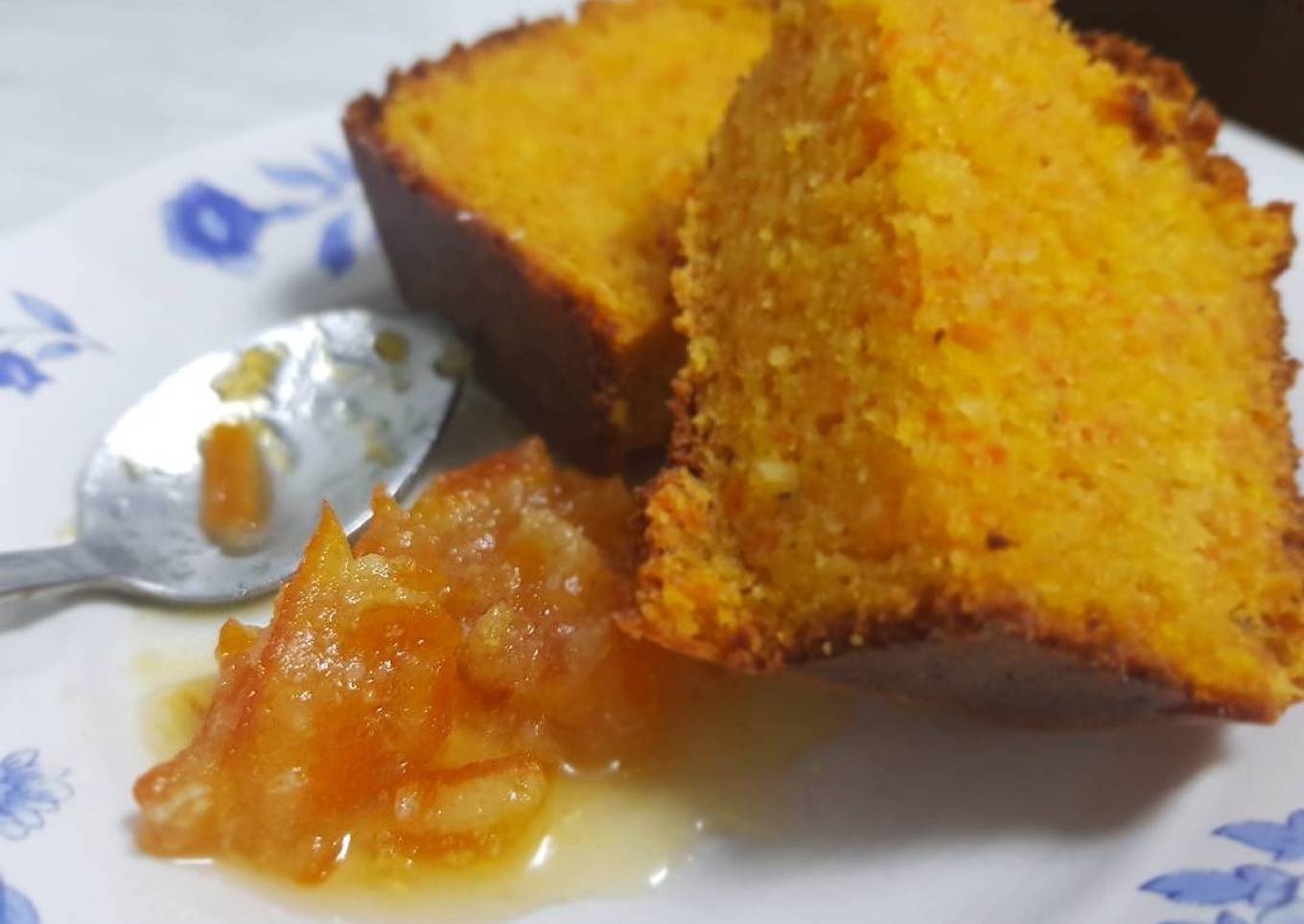 Bizcocho de zanahoria y almendra