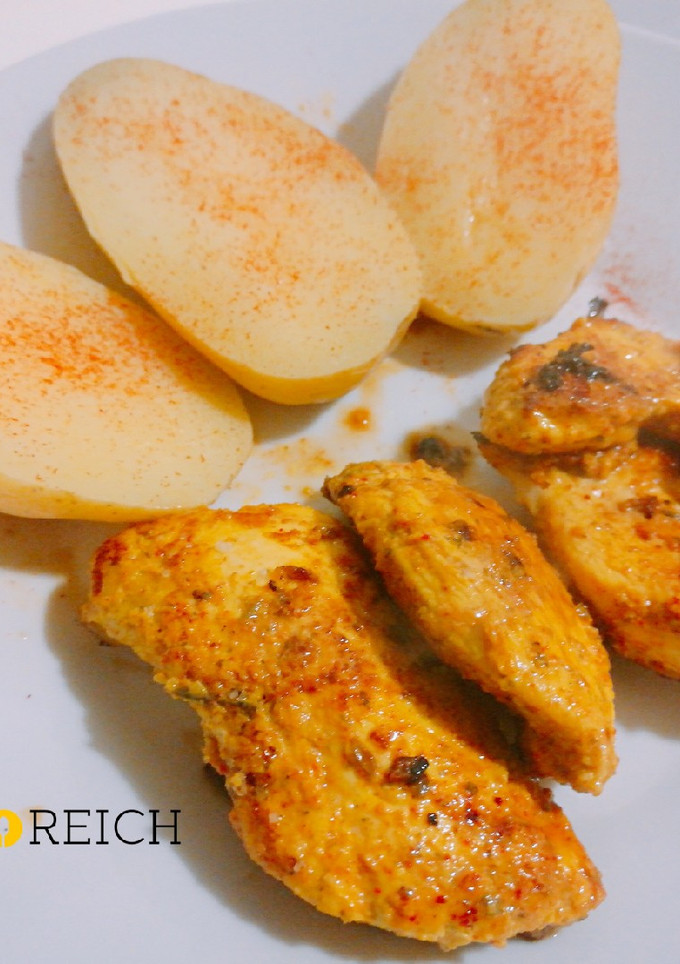 Una foto de Solomillo de pollo adobado