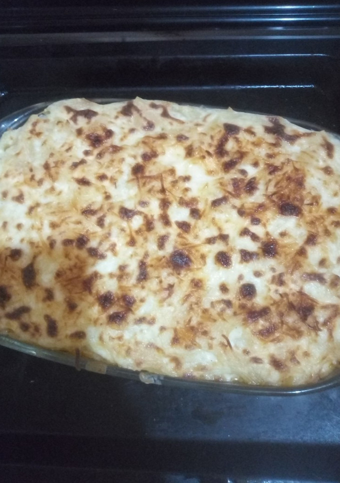 صورة لوصفة غراتان المقرونه