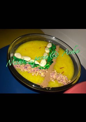 عکسی از دستور شله زرد