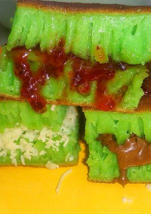 Foto resep Terang bulan hijau pandan 💚💚