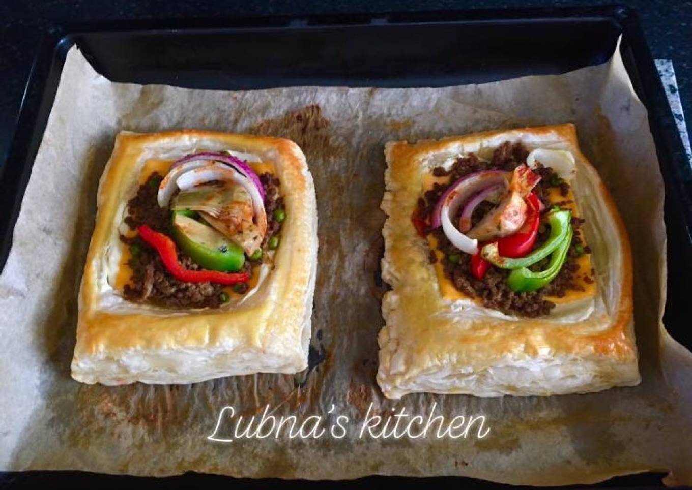 Puff pastry Tart: